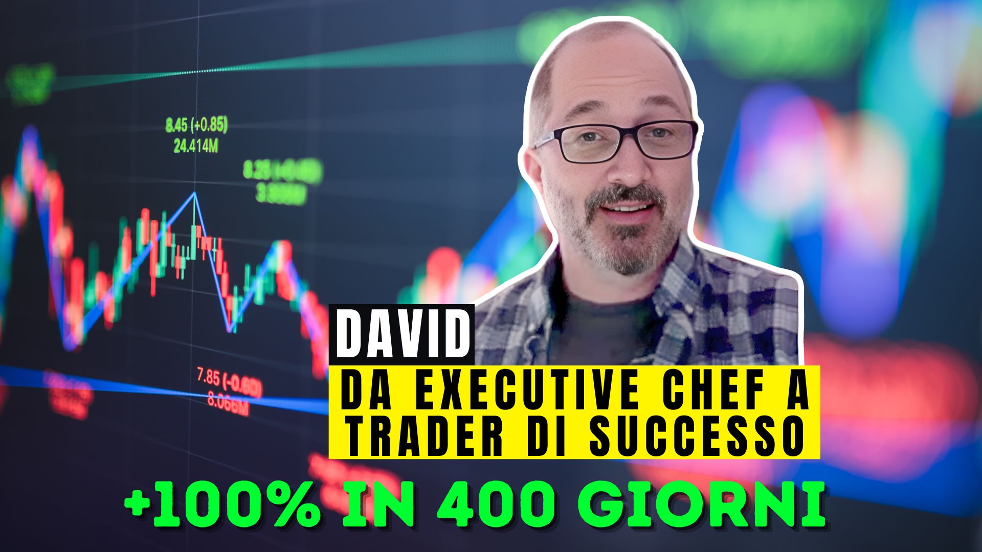 David, +100% in 400 giorni con il Metodo Unger: Da Executive Chef a Trader di Successo