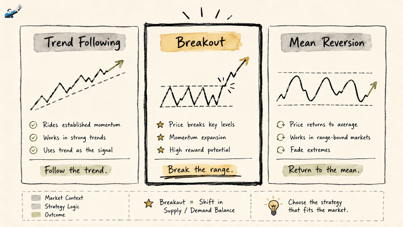 Simple Trading Strategies: Should You Choose Breakout, Trend Following, or Mean Reversion?